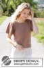 248-20 Brown Butterflies Top by DROPS Design